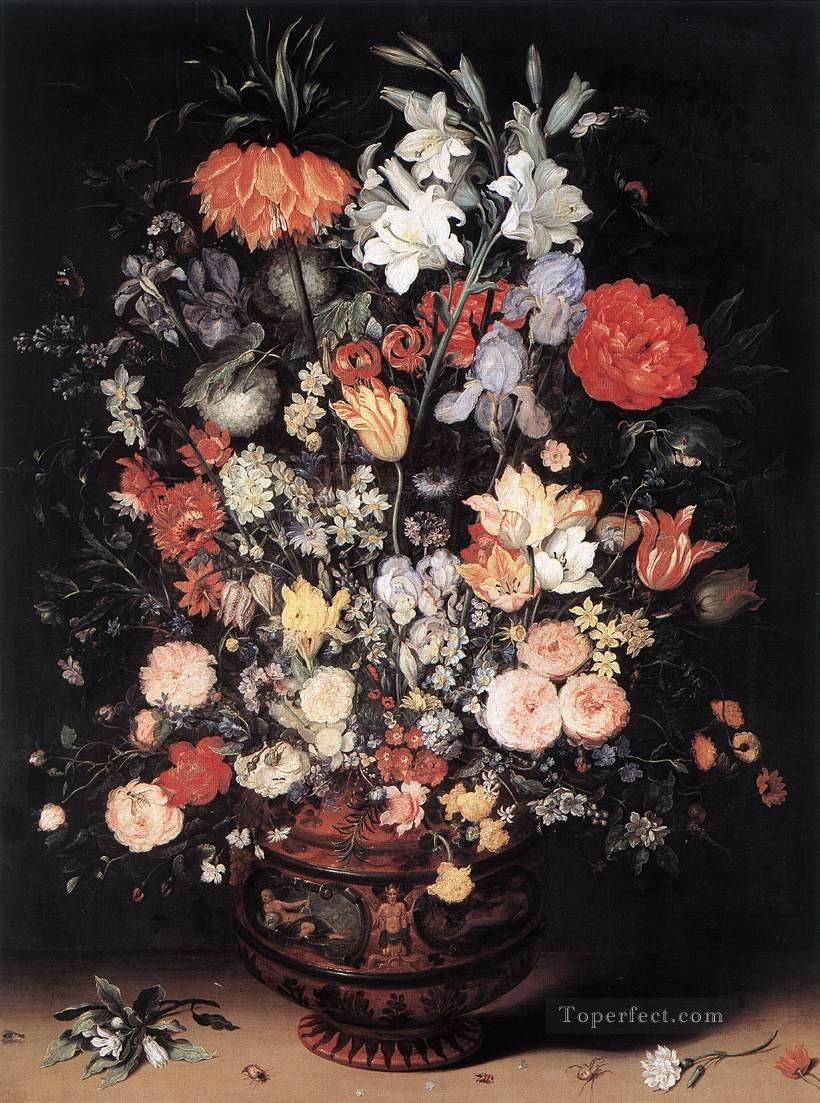 Flowers In A Vase Flemish Jan Brueghel the Elder Oil Paintings